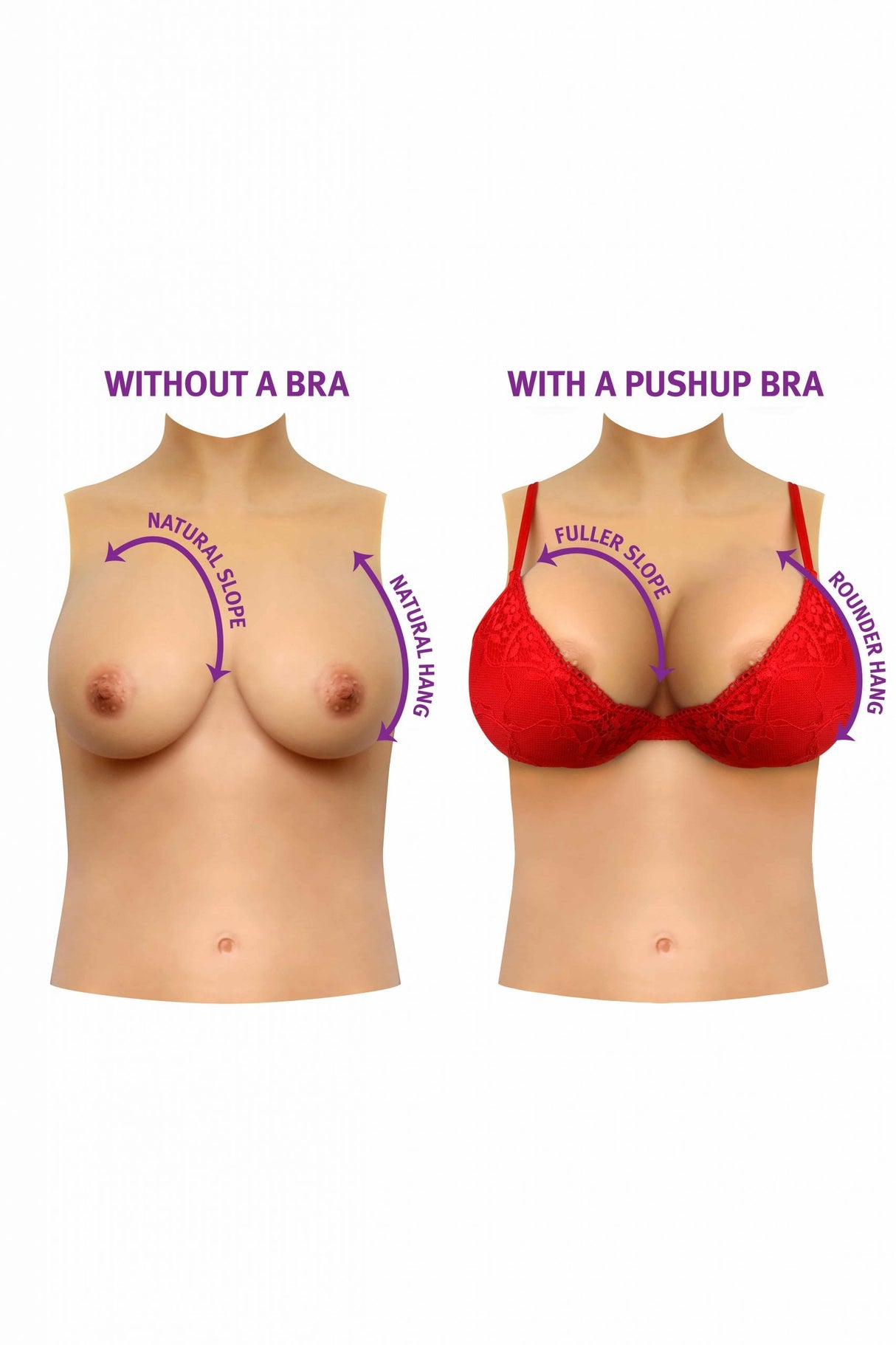 GOLD SEAL NAKED BREASTPLATE - high quality torso breast